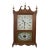 Mason & Sullivan West German Oak Pillar & Scroll Shelf Mantel Clock 31" For Sale
