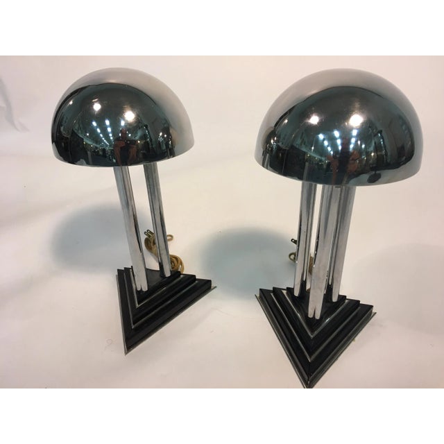 Art Deco Art Deco Lamps - a Pair For Sale - Image 3 of 12