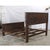 Brown Complete King Size Bed Constructed From an Antique Gujarati Door and Pillars For Sale - Image 8 of 8