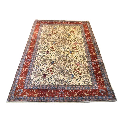 Large Vintage Kashmar Rug For Sale