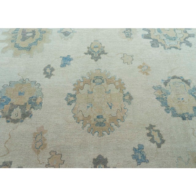 Turkish Oushak Antique Look Rug 12'11" x 19' #21308 For Sale - Image 4 of 8