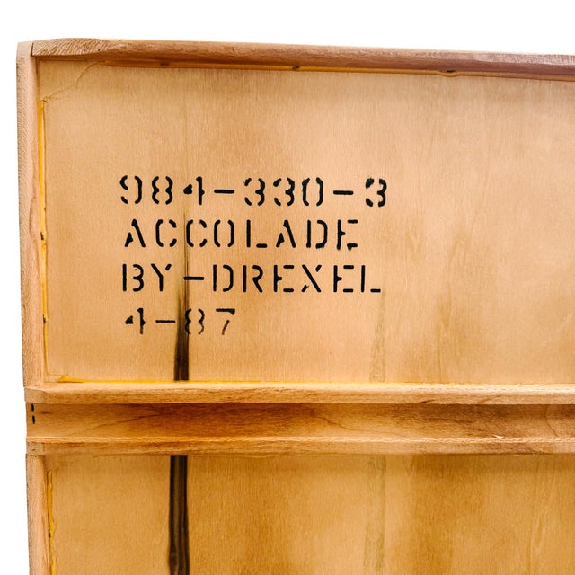 Vintage Drexel Accolade Campaign Style Nightstands - A Pair For Sale - Image 18 of 18