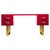 Metal Vittoriale Desk Table with Drawers in Powder-Coated Aluminum by Altreforme For Sale - Image 7 of 7