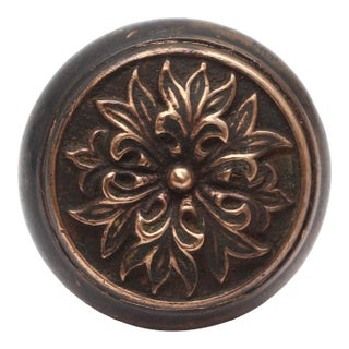 Bronze Decorative Single Door Knob For Sale