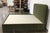 The Expert Collection Rounded Signature Upholstered King Bed – Basil Mohair For Sale - Image 4 of 4