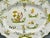 Antique White French Moustiers Large Oval Platter Hand Painted For Sale - Image 8 of 9