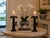 Pair of Vintage Cast Metal Palm Tree & Climbing Monkey Candlesticks For Sale - Image 12 of 12