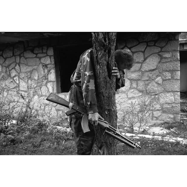 Emmanuel Ortiz, Bosnia Herzegovina, 1995, Bihac Enclave, Silver Print For Sale
