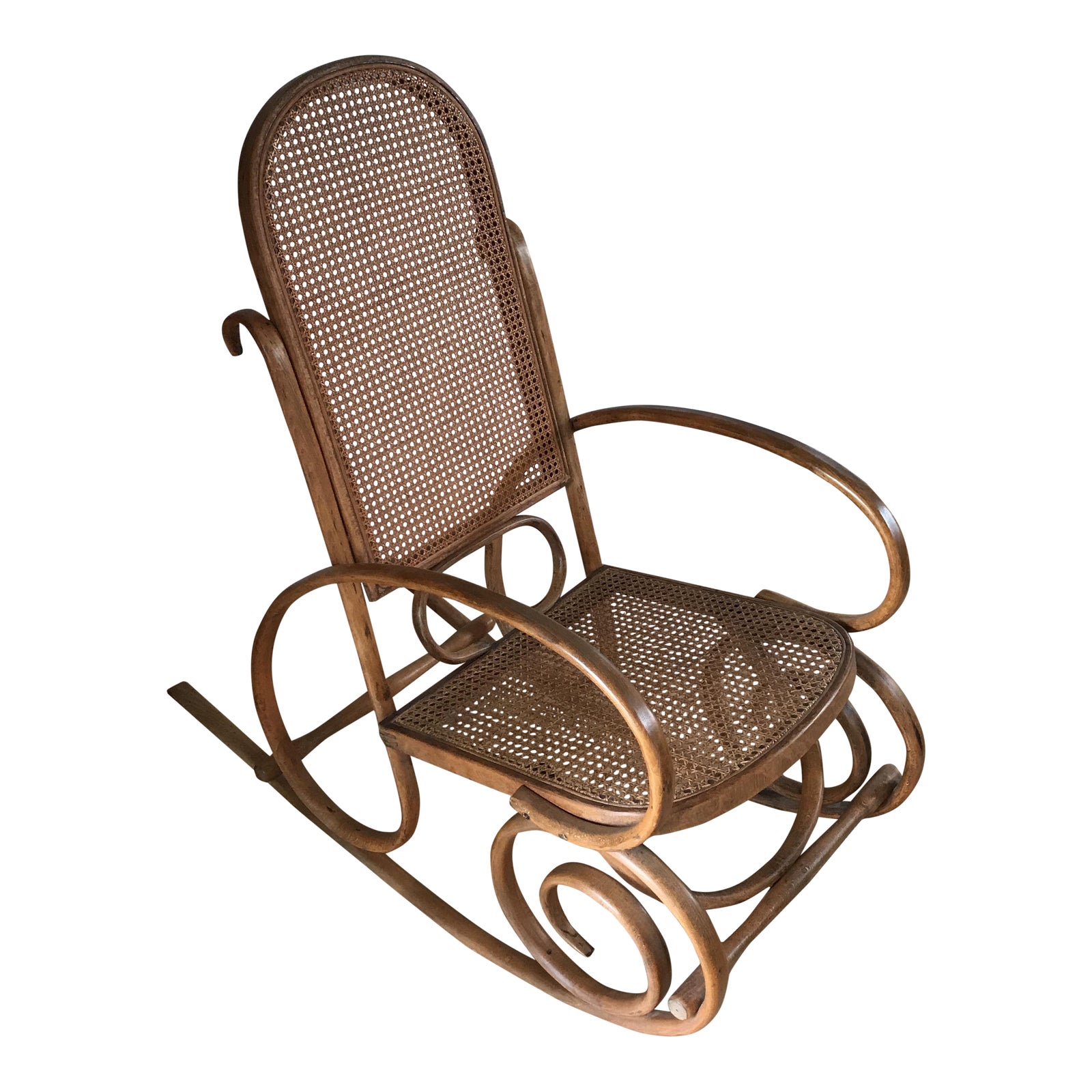 Spanish Bentwood Rocking Chair Rocker Chairish