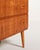 Brown Scandinavian Teak Chest of Drawers with Recessed Handles, 1950s For Sale - Image 8 of 10