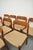Vintage Dining Chairs in Teak by Niels Otto Møller for J. L. Møller Möbelfabrik, 1950s, Set of 4 For Sale - Image 13 of 14