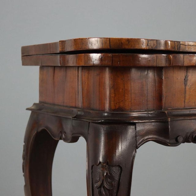 Walnut and Beech Game Table with Walnut Stain For Sale - Image 5 of 10