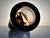 Glass Sculptural Bohemian Smoked Glass Vase by Miroslav Klinger for Zelezny Brod Zbs, Czechoslovakia, 1950s For Sale - Image 7 of 12