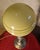 Rococo Bronze Lamp with Yellow-Green Opaline Glass Shade, 1900, in Flawless conditions. Designed 1890 to 1919 European...