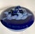 1970's Fabrile Studios Blue Glazed Lidded Pottery Dish For Sale - Image 4 of 12