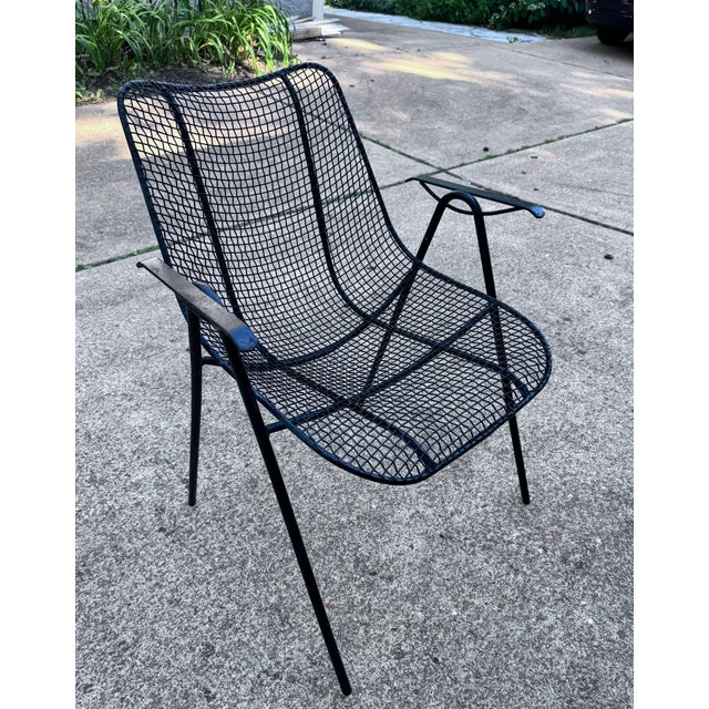 Mid-Century Modern 1950s Woodard Sculptura Arm Chairs, Attributed - A Pair For Sale - Image 3 of 14