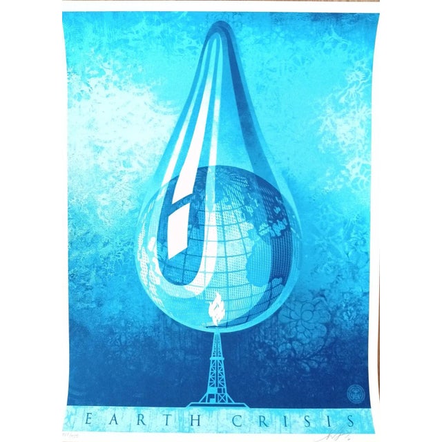 Shepard Fairey (Obey), Earth Crisis Drop, Screen Print For Sale - Image 8 of 8