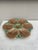 19th Century Majolica chocolate oyster plate with green seaweeds Luneville. Reference: Page 43 "Oyster plates" of J....