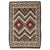 Vintage Navajo Carpet, Oriental Rug, Handmade Wool Rug, Red, Black, Ivory, Bold For Sale - Image 17 of 17