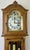 Vintage Grandfather Clock in Oak For Sale - Image 3 of 13