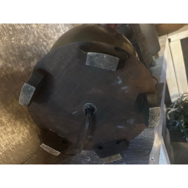 Vintage Brass Elephant Lamp, Large For Sale - Image 4 of 6