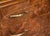 Italian Mid-Century Burl Walnut Four-Drawer Chest With Black Glass Top For Sale - Image 9 of 12