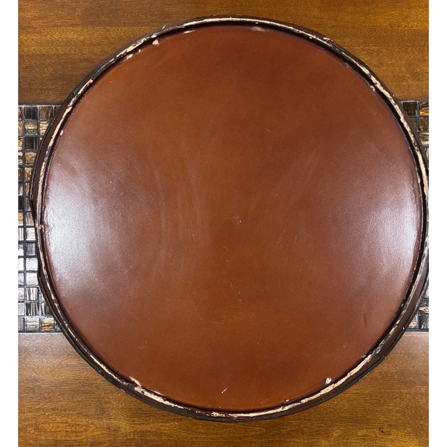 Vintage Tray - Platter 21" Carved Wood Serving For Sale - Image 9 of 9
