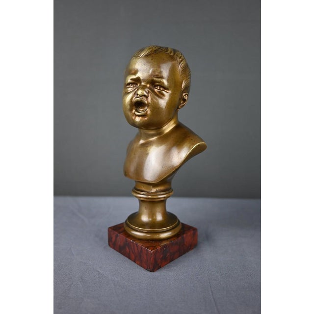 Brown After Houdon, Laughing John & Crying John Sculptures, 1890s, Bronze For Sale - Image 8 of 18