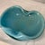 Mid-Century Modern Small Alfredo Barbini Bullicante Gold Fleck Turquoise Dish C. 1960s For Sale - Image 3 of 7