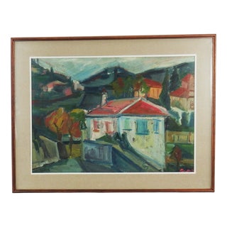 Silvio Pasotti, Bergamo, 1950s, Oil on Canvas, Framed For Sale