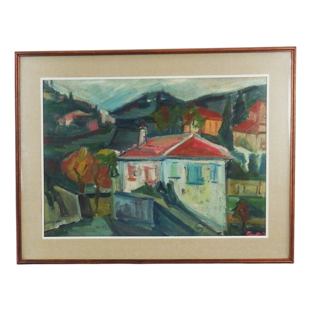 Silvio Pasotti, Bergamo, 1950s, Oil on Canvas, Framed For Sale