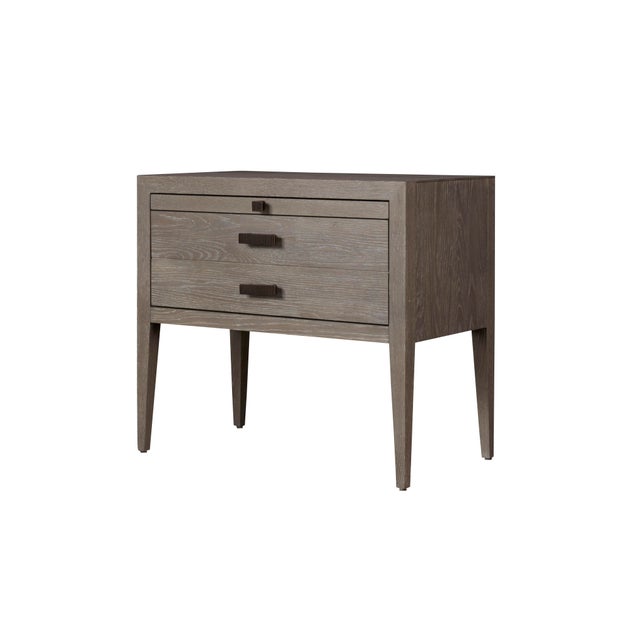 Modern Kennedy Nightstand, Stone Gray Chairish