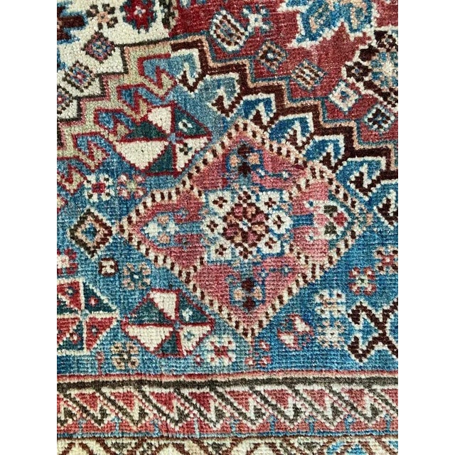 Vintage Wool Ghashghaei Rug, 1930s For Sale - Image 14 of 18