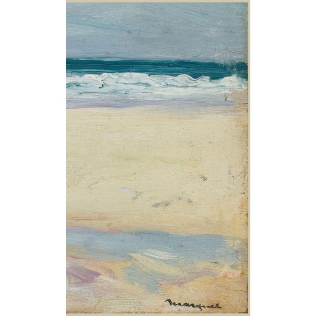 Neutral Vintage Beach Art Print - Coastal Painting by Albert Marquet, 30" X 20" For Sale In Buffalo - Image 6 of 7