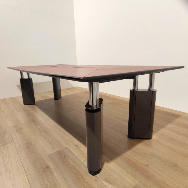 Tecno Large Kum Desk by Gae Aulenti for Tecno, 1980s For Sale - Image 4 of 10