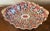 Pink Large Antique 18th Century English Worcester Porcelain Oval Dish or Bowl in the Queen Charlotte Pattern Circa 1790 For Sale - Image 8 of 13