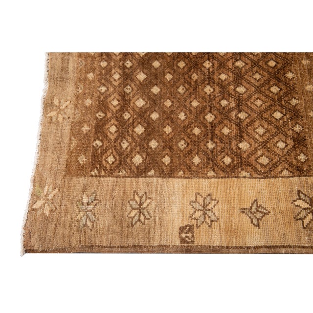 Textile Mid- 20th Century Vintage Turkish Anatolian Kars Rug 8 X 10 For Sale - Image 7 of 13