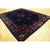 1920s Classic Antique Chinese Peking Indigo Blue Medallion Rug (8'9" X 11'1") For Sale - Image 4 of 11