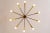 Mid-Century Sputnik Brass Ceiling Lamp, 1950s For Sale - Image 12 of 17