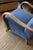 Blue Jindrich Halabala H237 Armchairs in Pierre Frey Mohair For Sale - Image 8 of 14