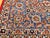 Vintage Isfahan Rug, Hand-Knotted Wool, Floral Pattern, Red & Blue, 9x12 For Sale - Image 15 of 16