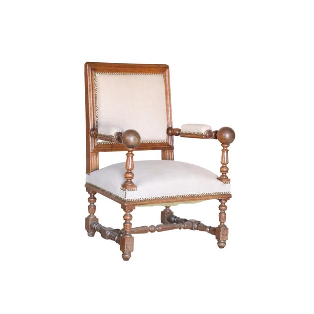 Wood 19th Century Chaise De Notaire For Sale - Image 7 of 7