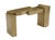 Contemporary Brooke Modern Sculptural Console Table in Brass For Sale - Image 3 of 3