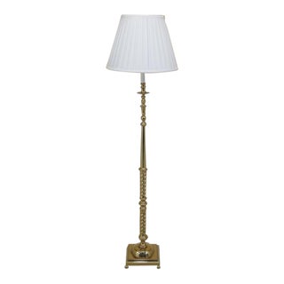 Ethan Allen Solid Brass Floor Lamp For Sale