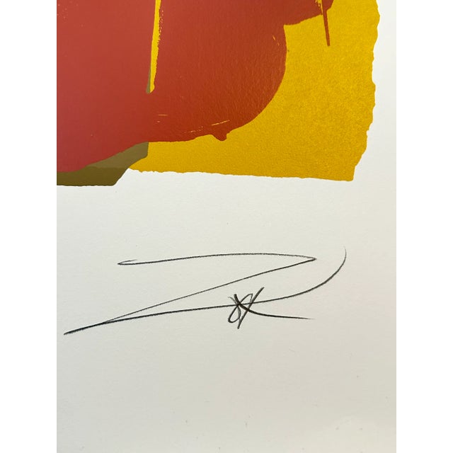 Larry Zox Odon I Signed Original Screenprint 1981 For Sale - Image 4 of 4