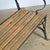 Wood Riveted Iron Park Bench, 1920s For Sale - Image 7 of 13