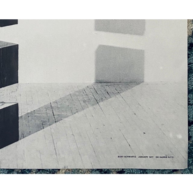 Buk Schwartz, Israeli Contemporary Vintage Lithograph Poster, 1977 For Sale - Image 4 of 7