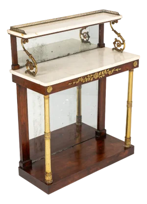 19th Century Regency Chiffonier with Marble Top