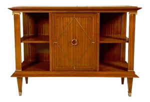 French Art Deco Mahogany Sideboard Cabinet by Pierre Lardin