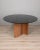 Vintage Italian Round Dining Table in Travertine and Glass, 1970s For Sale - Image 9 of 9